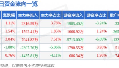 股票行情快报：彩讯股份（300634）8月4日主力资金净买入2316.59万元