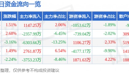 股票行情快报：彩讯股份（300634）9月25日主力资金净买入1147.25万元