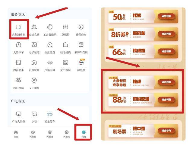 行李、年货、快递到家，大象新闻帮你“券”搞定！