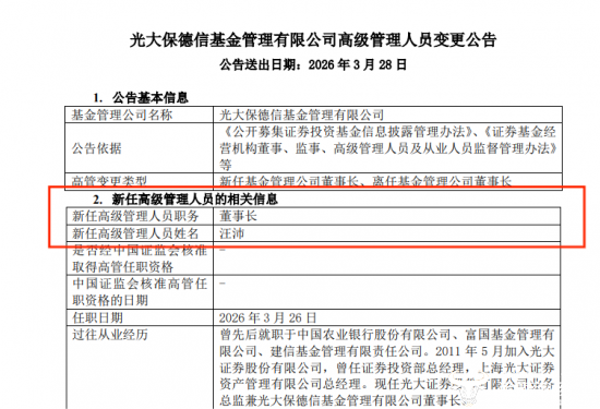 光大保德信基金管理有限公司(光大保德信基金管理有限公司总经理)